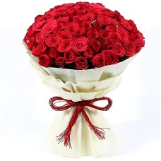 100 Red Roses Bouquet
